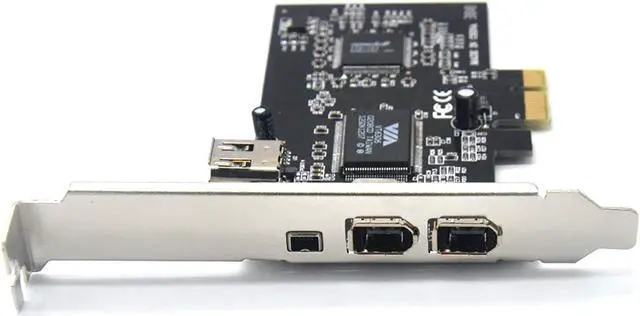 Alt view image 2 of 4 - Padarsey PCIe 3 Ports 1394A Firewire Expansion Card, PCI Express (1X) to External IEEE 1394 Adapter Controller (2 x 6 Pin + 1 x 4 Pin) for Desktop PC and DV Connection