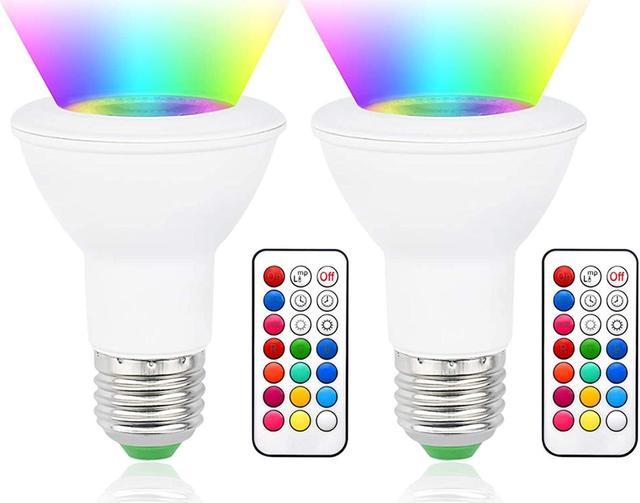 Color changing led flood deals light bulb