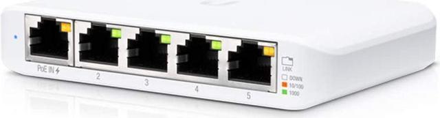 Ubiquiti USW-Flex-Mini UniFi Switch Compact Gigabit 5-Port 802.3af/at PoE 