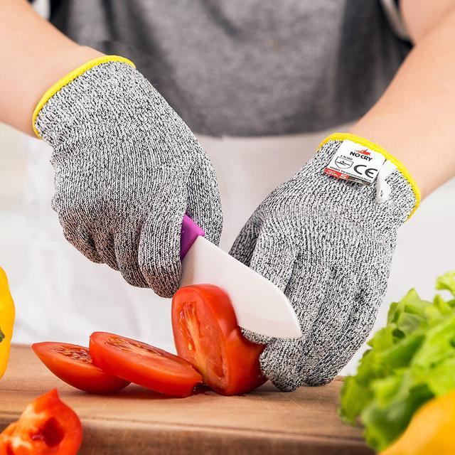 NoCry Cut Resistant Gloves for Kids, XXS (4-7 Years) - High Performance  Level 5 Protection, Food Grade. Free Ebook Included!