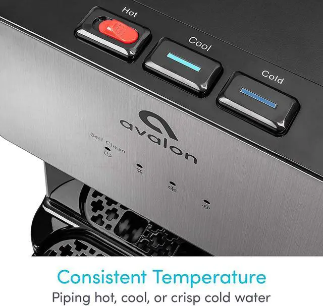 Alt view image 7 of 7 - Avalon A5 Self Cleaning Bottleless Water Cooler Dispenser, UL/NSF/Energy star, Stainless Steel, full size