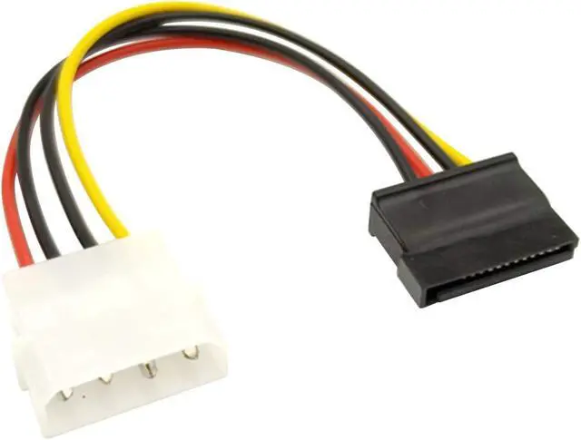 Alt view image 2 of 4 - SATA to Molex AYECEHI SATA Power Cable [5-Pack] 4 Pin Molex to SATA Power Cable Adapter - 7 Inch