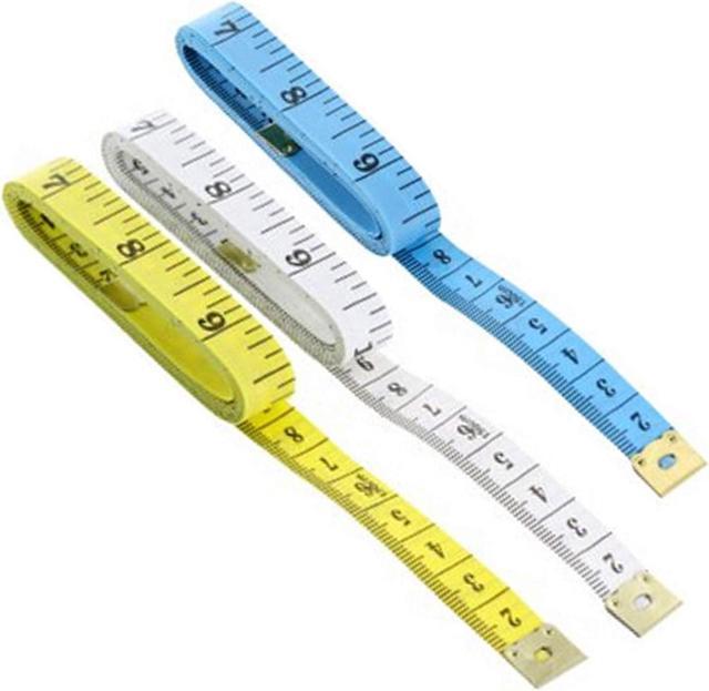 BSLINO 3pcs Tape Measure 60-Inch/150cm Soft Cloth Measuring Tape Weight  Loss Medical Body Measurement Sewing Tailor Craft Vinyl Ruler, Has  Centimetre Scale on Reverse Side + Gift Card 
