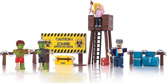 Roblox Action Collection - Zombie Attack Playset [Includes Exclusive  Virtual Item] 