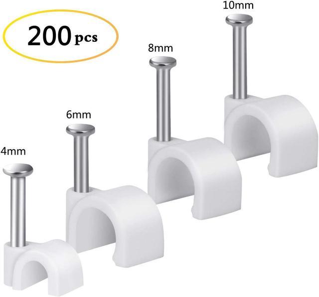 Buy Manufacturer In China High Quality 375pcs Plastic Wall Nail Hook  Electric Wire Round Cable Clip Set from Wenzhou Zhongsheng Hardware Co.,  Ltd., China | Tradewheel.com