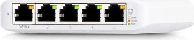 Alt view image 3 of 5 - Ubiquiti USW-Flex-Mini UniFi Switch Compact Gigabit 5-Port 802.3af/at PoE