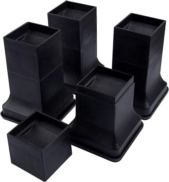 Bed Risers 6 Inch with 4 Raised Edge,Heavy Duty Furniture Risers