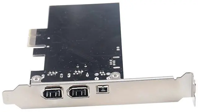 Alt view image 5 of 7 - Tan QY 1394 Firewire Card,PCIe 3 Ports 1394A Firewire Expansion Card, PCI Express (1X) to External IEEE 1394 Adapter Controller (2 x 6 Pin + 1 x 4 Pin) for Desktop PC and DV Connection