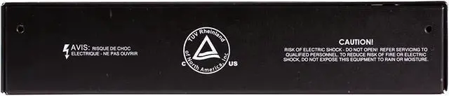 Alt view image 3 of 3 - Furman AC-215A Compact Power Conditioner with Auto-Resetting Voltage Protection - Black