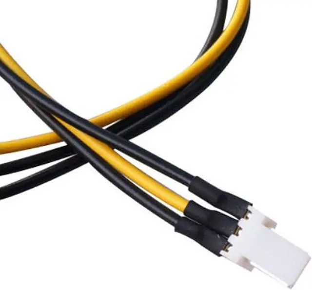 Alt view image 4 of 5 - 2 Pack 3-Pin ATX Fan to 4-Pin Molex Connector Cable Fan Power Adapter, 4-pin Molex/IDE to 3 Pin CPU Fan Power Cable