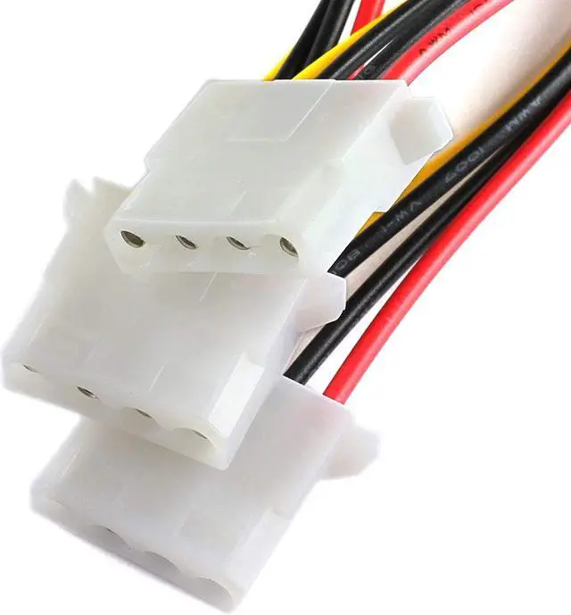Alt view image 3 of 3 - SDTC Tech 3pcs SATA Male to 4pin Molex Female Power Adapter Cable Serial ATA Extension Cable for 3.5 inches HDD/SSD/SD ROM (20cm)