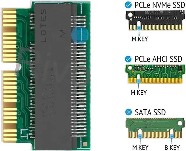 Alt view image 2 of 2 - Rivo NGFF M.2 nVME SSD Adapter Card for Upgrade MacBook Air(2013-2016 Year) and Mac PRO(Late 2013-2015 Year)