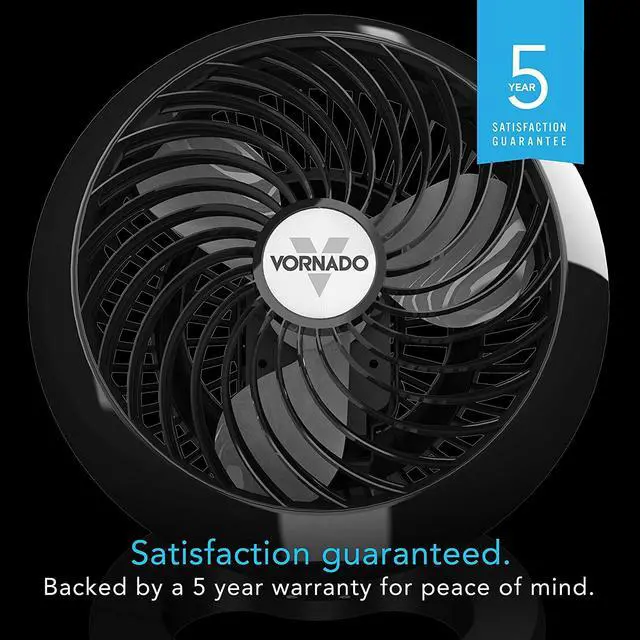 Alt view image 19 of 20 - Vornado 460BLK 460 Compact Small Air Circulator - Black