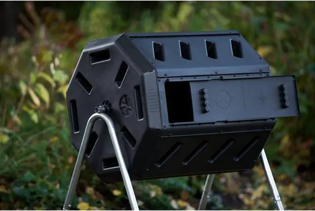 Alt view image 4 of 4 - FCMP Outdoor IM4000 Tumbling Composter, 37 gallon, Black