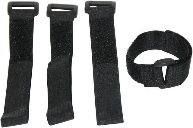 Alt view image 2 of 7 - [30 Pack] 8 Inch Hook and Loop Straps Reusable Fastening Cable Strap by YiwerDer, Durable Self Adhesive Cable Ties to Keep Your Place from Tangled Messes of Cord