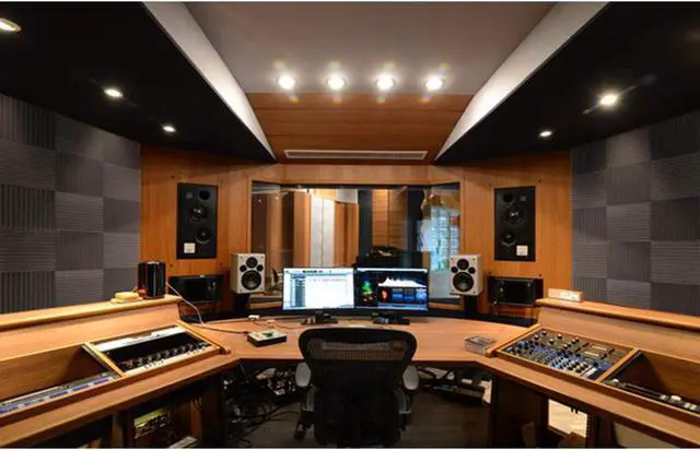 Alt view image 6 of 7 - Focusound 50 Packs Acoustic Foam Panels Wedge Soundproof Studio Wall Tiles Sound Absorbing with Double Side Adhesive Tape, 1" X 12" X 12"