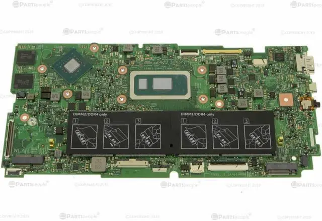 Alt view image 5 of 13 - Dell OEM Inspiron 7586 2-in-1 Motherboard System Board Core Motherboard C6KN0