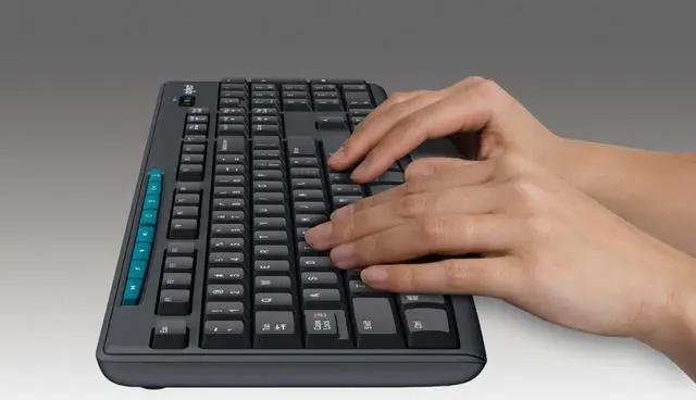 Alt view image 3 of 5 - Logitech - MK270 Full-size Wireless Membrane Romer-G Keyboard and Mouse