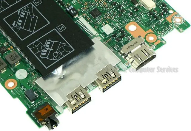 Alt view image 9 of 13 - Dell OEM Inspiron 5481 2-in-1 Motherboard System Board Core i3 2.1GHz 4K49R