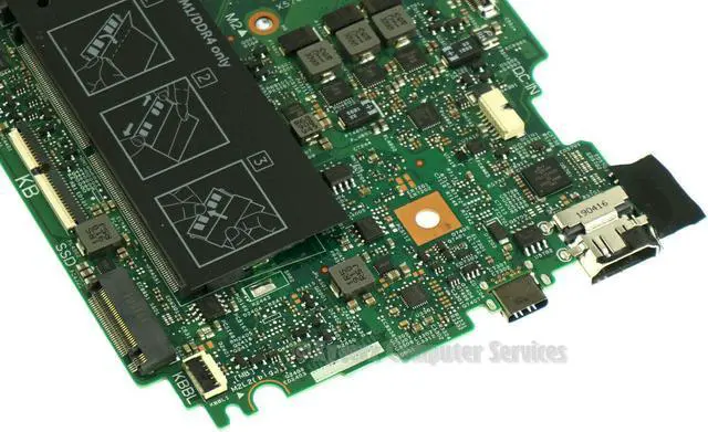 Alt view image 12 of 18 - Dell OEM Inspiron 7590 2-in-1 Motherboard System Board Core Motherboard X8Y3N