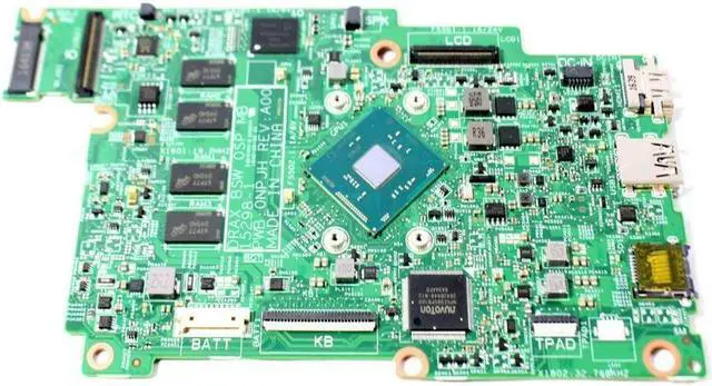 Alt view image 6 of 8 - Dell OEM Inspiron 3168 System Board Intel Dual Core 1.6GHz  Motherboard 9TWCD