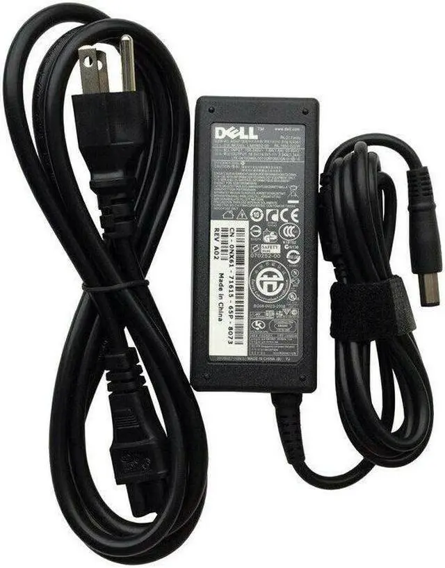 Alt view image 3 of 3 - Genuine Dell ADP-50HH AC Power Adapter DP/N RF499 50W Laptop Charger W/P.Cord