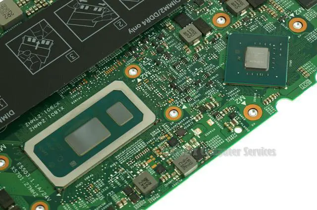 Alt view image 13 of 18 - Dell OEM Inspiron 7590 2-in-1 Motherboard System Board Core Motherboard X8Y3N