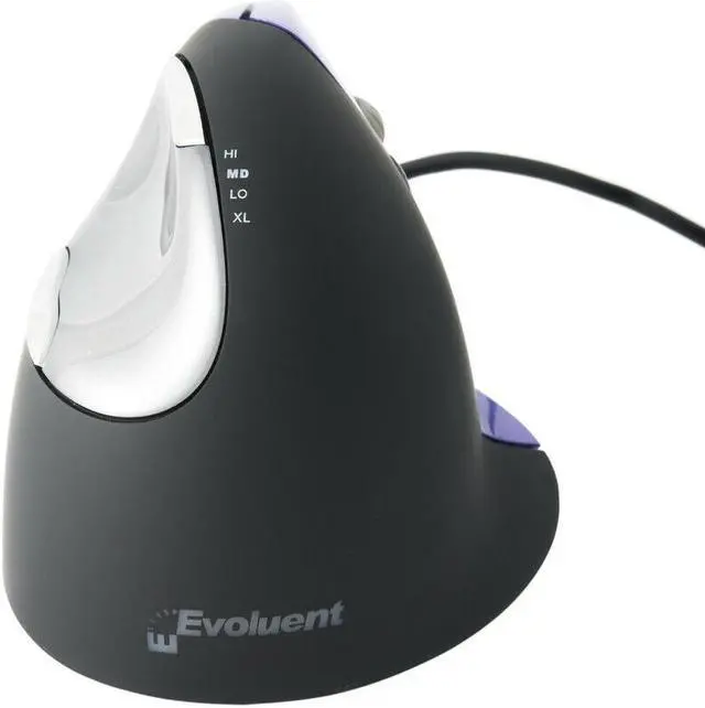 Alt view image 3 of 6 - Evoluent VM4S Mouse Vertical4 Small USB 6 Button