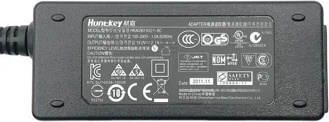 Alt view image 2 of 4 - Genuine Huntkey 40W AC DC Power Adapter for Asus EeeBox PC EB1007 w/Cord OEM