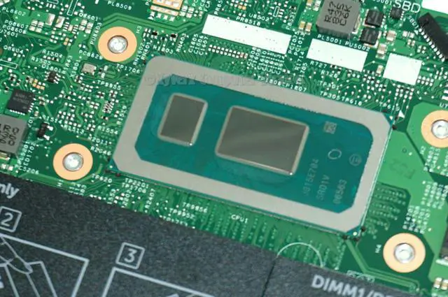 Alt view image 10 of 13 - Dell OEM Inspiron 5481 2-in-1 Motherboard System Board Core i3 2.1GHz 4K49R