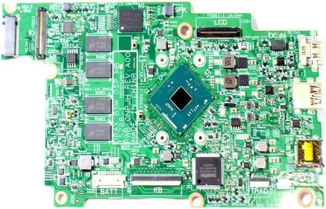 Alt view image 5 of 8 - Dell OEM Inspiron 3168 System Board Intel Dual Core 1.6GHz  Motherboard 9TWCD