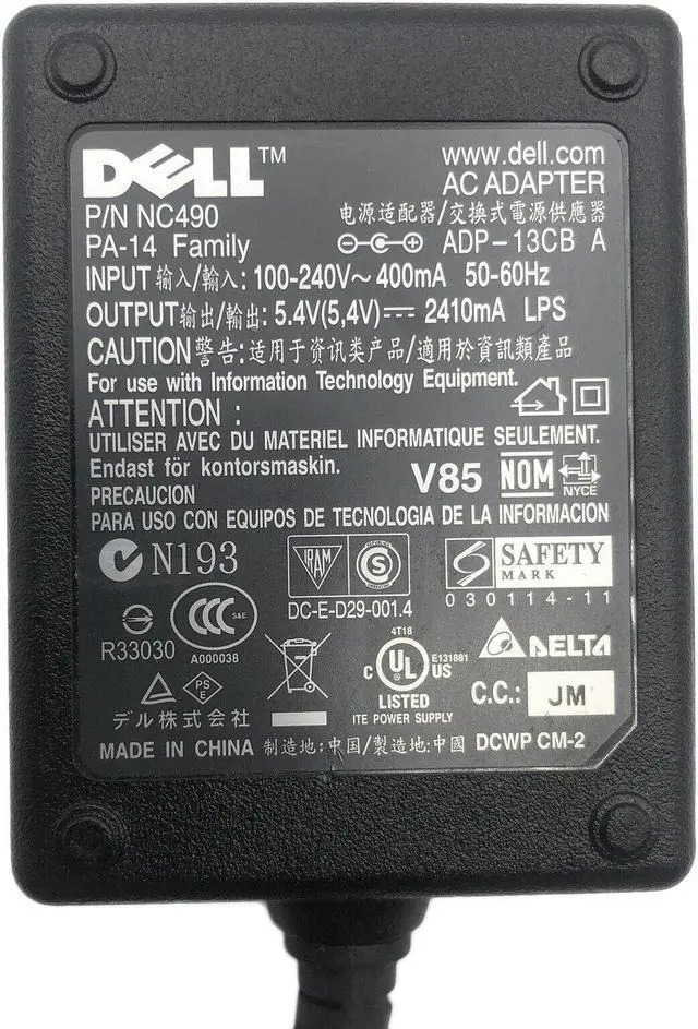 Alt view image 6 of 6 - NEW Genuine Dell AC Adapter 5.4V For Pocket PDA AXIM X3 X5 X30 Charger w/PC OEM
