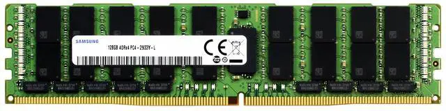 Main image of Samsung 128GB 4DRx4 PC4-2933Y-L LRDIMM DDR4-23400 M386AAG40MMB-CVF Memory RAM