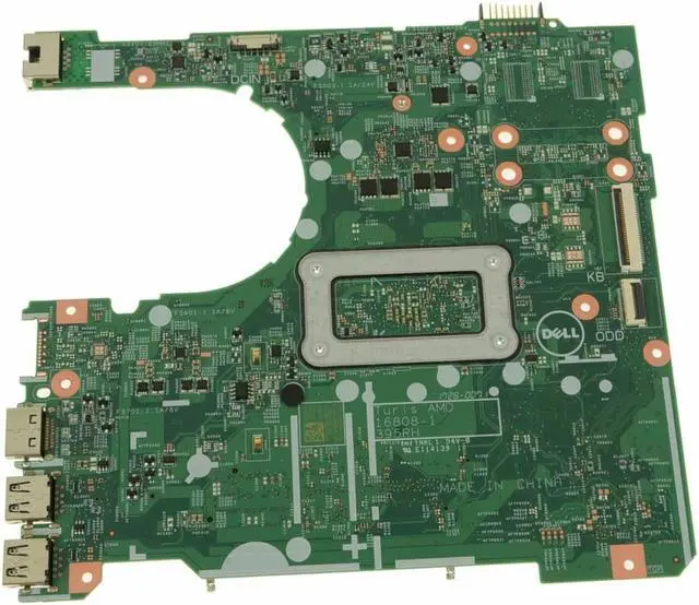 Alt view image 2 of 5 - Dell OEM Inspiron 3565 14 3465 Motherboard System Board AMD Motherboard JCKNX