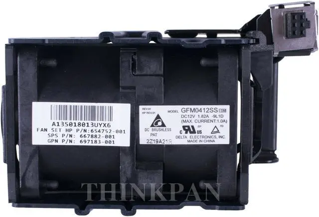 Alt view image 2 of 5 - Cpu cooling fan for HP DL360p DL360e G8 Gen8 654752-001 667882-001 697183-001 US