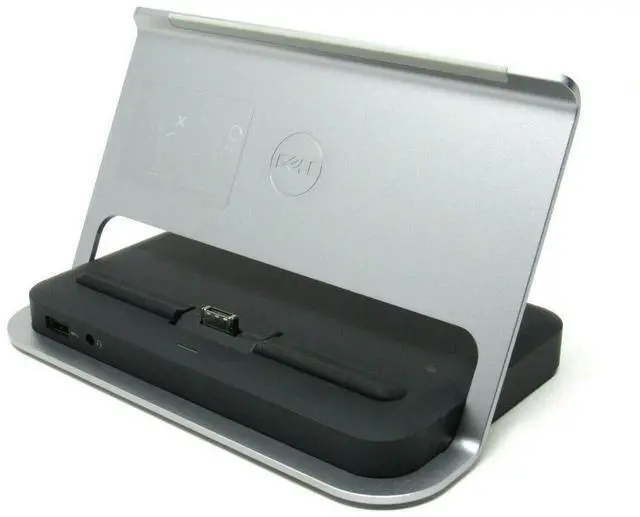 Alt view image 4 of 7 - Lot of 5 Dell K10A Docking Station K10A001 Without Power Cord 0HR73C Grey 1V3M8