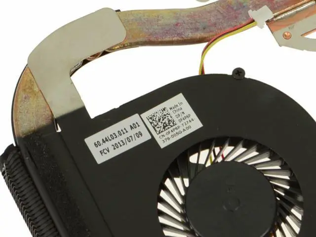 Alt view image 4 of 4 - Dell OEM Latitude 3440 Inspiron 5437 3437 CPU Fan and Fan Heatsink F4P6P