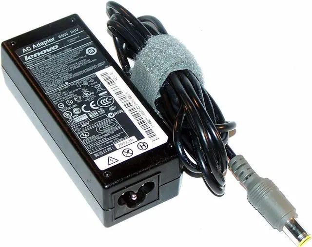 Alt view image 6 of 7 - Genuine Lenovo AC Power Adapter 65W for Laptop Thinkpad T500 T510 T530 w/PC OEM