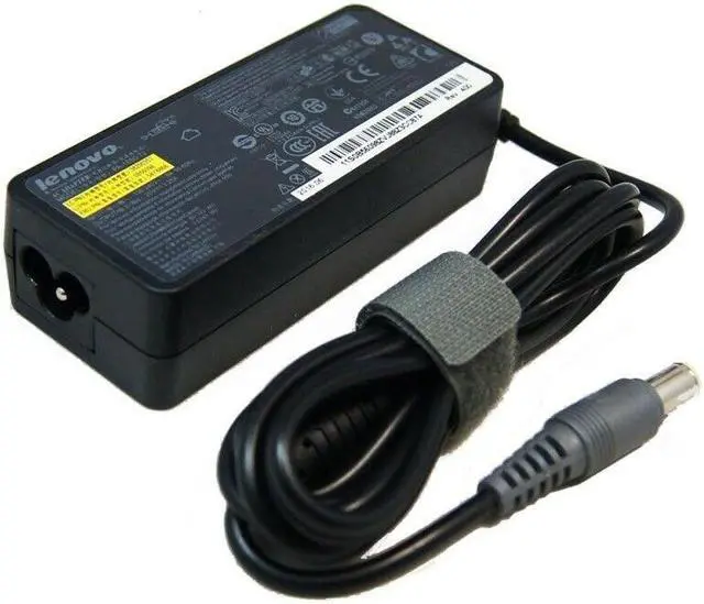 Alt view image 5 of 7 - Genuine Lenovo AC Power Adapter 65W for Laptop Thinkpad T500 T510 T530 w/PC OEM