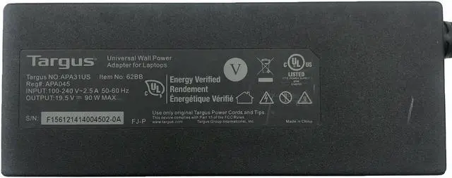 Alt view image 2 of 4 - Genuine Targus 90W AC Adapter for Acer Laptop 200DX 230XC 281XC 290LC 292LC PC