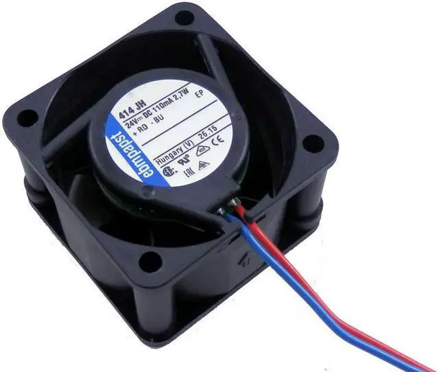 Main image of Ebmpapst 40x25mm 24VDC 12.9CFM DC Axial Fan 414JH
