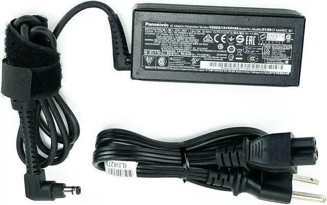 Alt view image 4 of 6 - Genuine Panasonic CF-AA64B3C M1 AC Power Adapter 65W 16V 4.06A w/PC