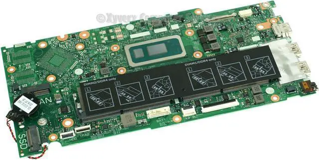 Alt view image 7 of 13 - Dell OEM Inspiron 5481 2-in-1 Motherboard System Board Core i3 2.1GHz 4K49R