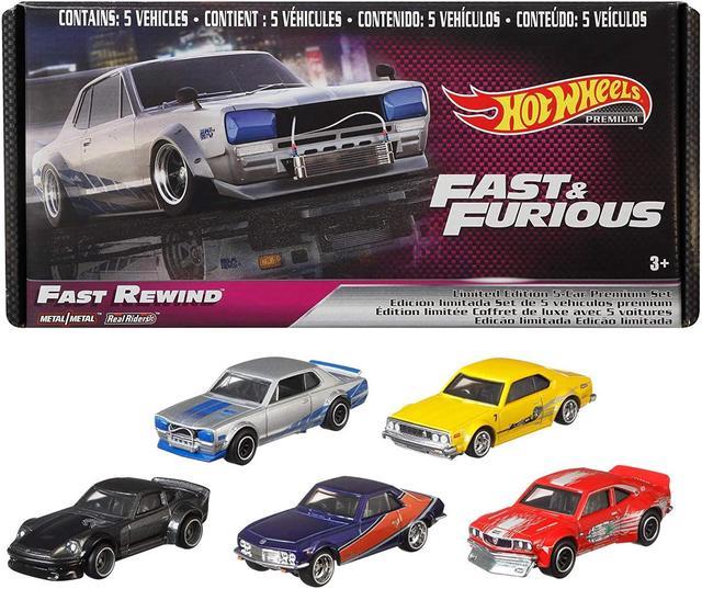 Hot Wheels Fast & Furious Bundle, 5 Premium Vehicles from Fast