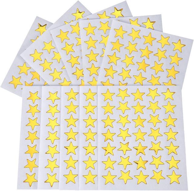 EBOOT Star Stickers 1750 Count Self-Adhesive Stickers Stars (Gold