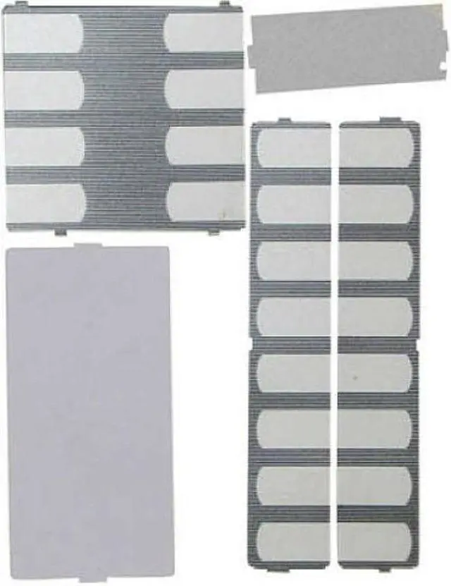 Main image of Qty. 10 Nortel Norstar Phone Desi Plastic Button Overlay Plates T7316 T7316E NEW