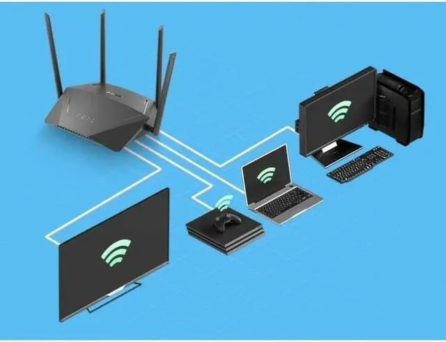 Alt view image 10 of 17 - D-Link WiFi Router AC1700 Mesh Smart Internet Network Works with Alexa & Google Assistant, WP3 MU-MIMO Dual Band Gigabit Gaming (DIR-1750-US) ( NEW )