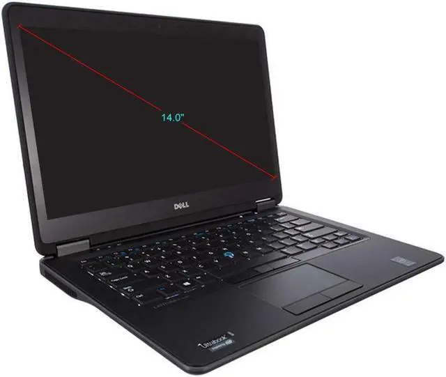 Alt view image 6 of 8 - Dell Latitude E7440 14" LED Intel i7 4600U 2.1GHz 128GB SSD 8GB Win 10 Ultrabook