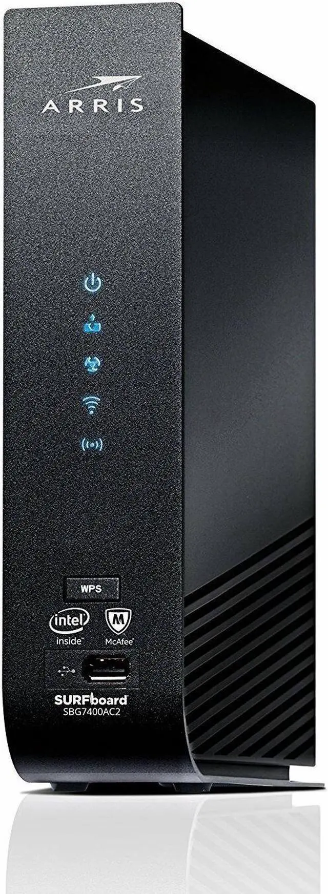 Alt view image 20 of 20 - ARRIS SURFboard (24x8) DOCSIS 3.0 Cable Modem Plus AC2350 Dual Band Wi-Fi Router, approved for Cox, Spectrum, Xfinity & more (SBG7400AC2)