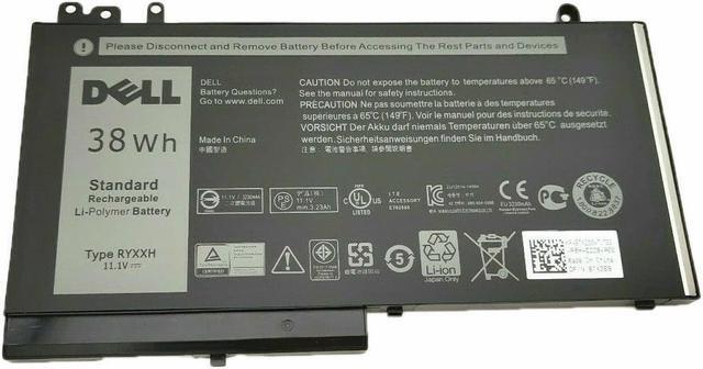 Alt view image 4 of 14 - Dell Latitude E5450 E5550 E5250 3150 3160 3-cell 38Wh OEM Battery RYXXH